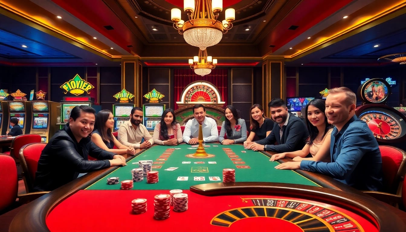 Engage in thrilling poker action at https://xx88.day/ featuring vibrant chips, cards, and a luxury casino atmosphere.