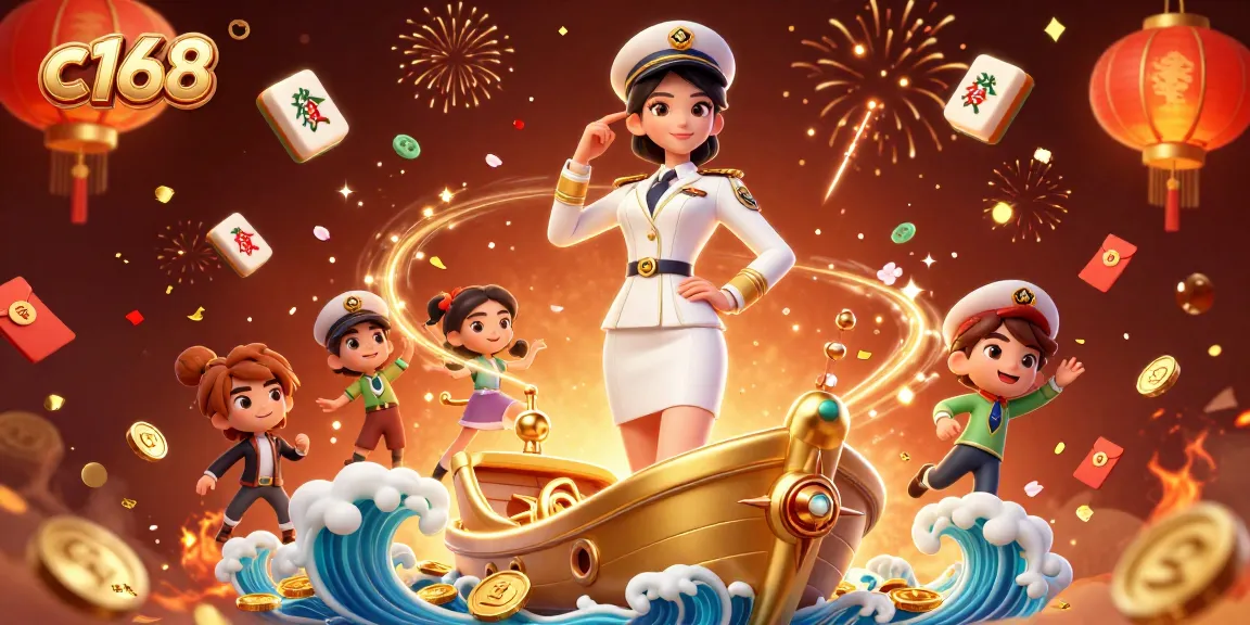 Experience thrilling gameplay at c168 with vibrant 3D casino elements and dazzling decorations.