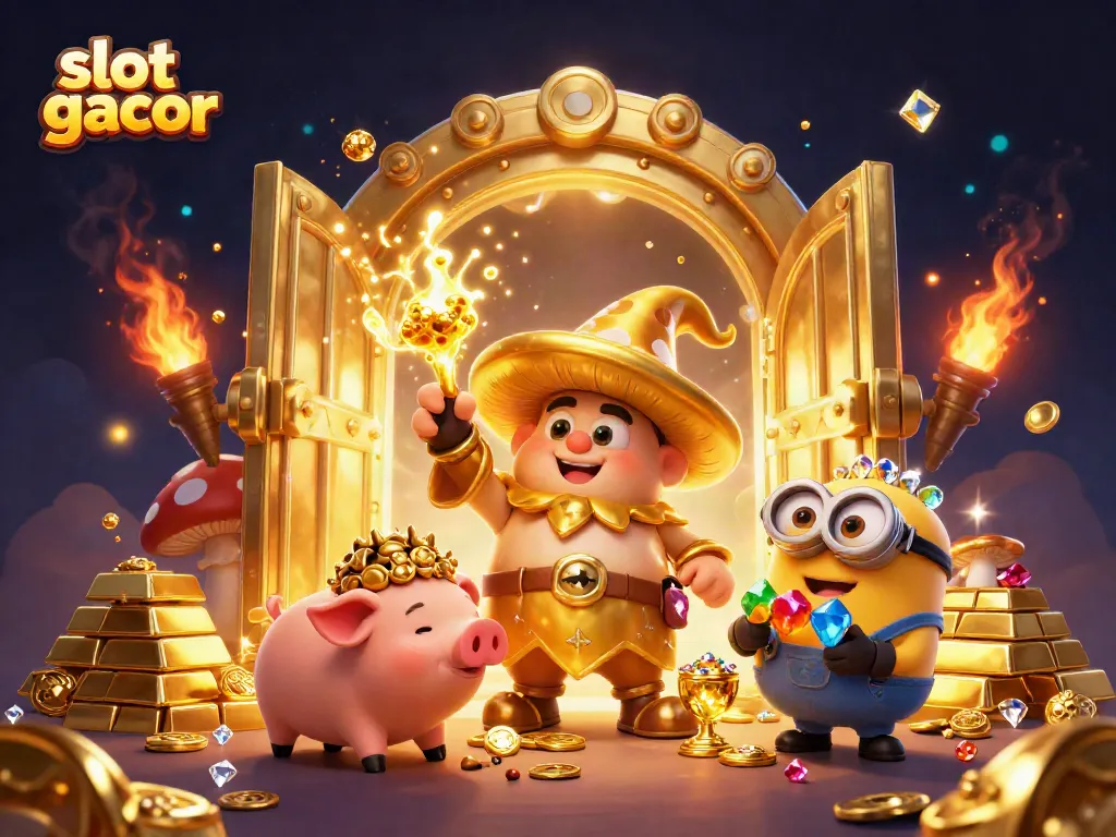 Menangkan slot gacor dengan ilustrasi sihir terkandung dalam harta berkilau dan karakter fantastis.