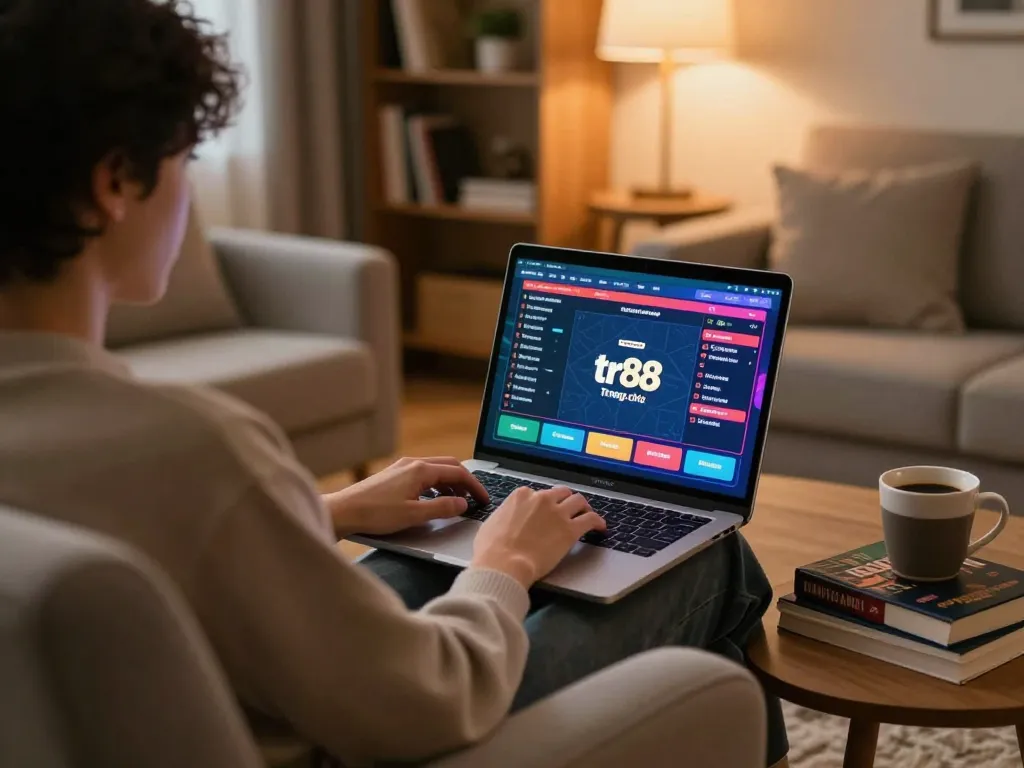 Engaging with online gaming at tr88 trang chủ, showcasing a vibrant interactive betting experience.