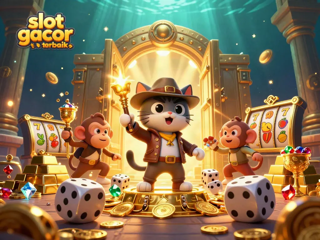 Menangkan slot gacor terbaik dengan petualangan arkeolog kucing dan monyet di kasino