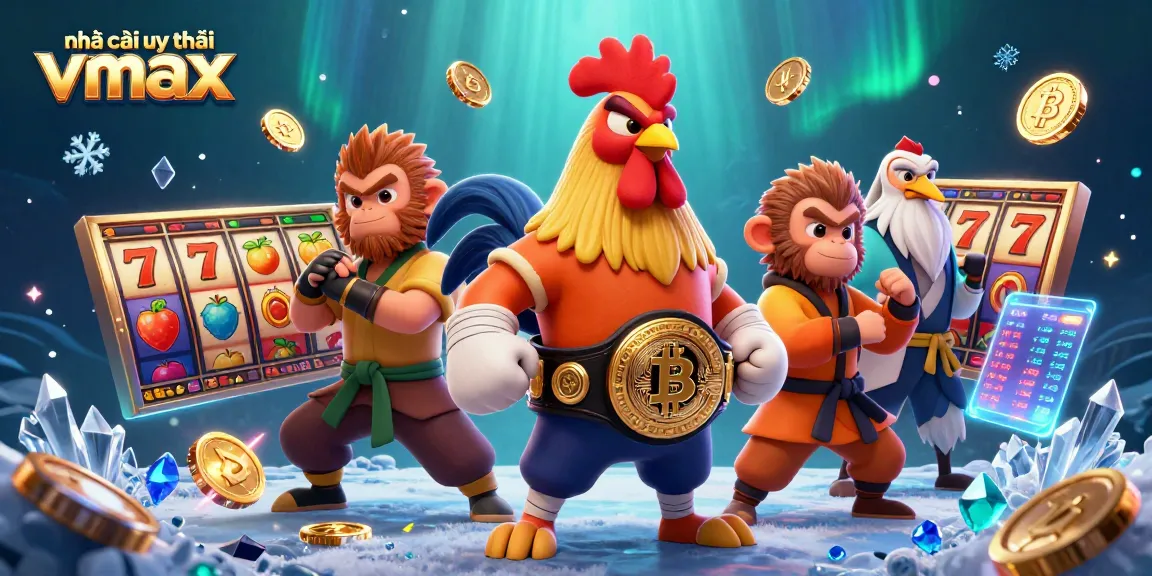 Engage with nhà cái uy tín Vmax through entertaining slot games featuring vibrant characters and dynamic currency elements.