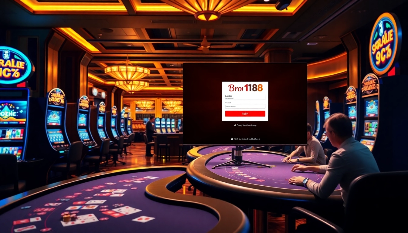 Experience seamless gaming with bro138 login at our vibrant casino equipped with top-tier slot machines and poker tables.