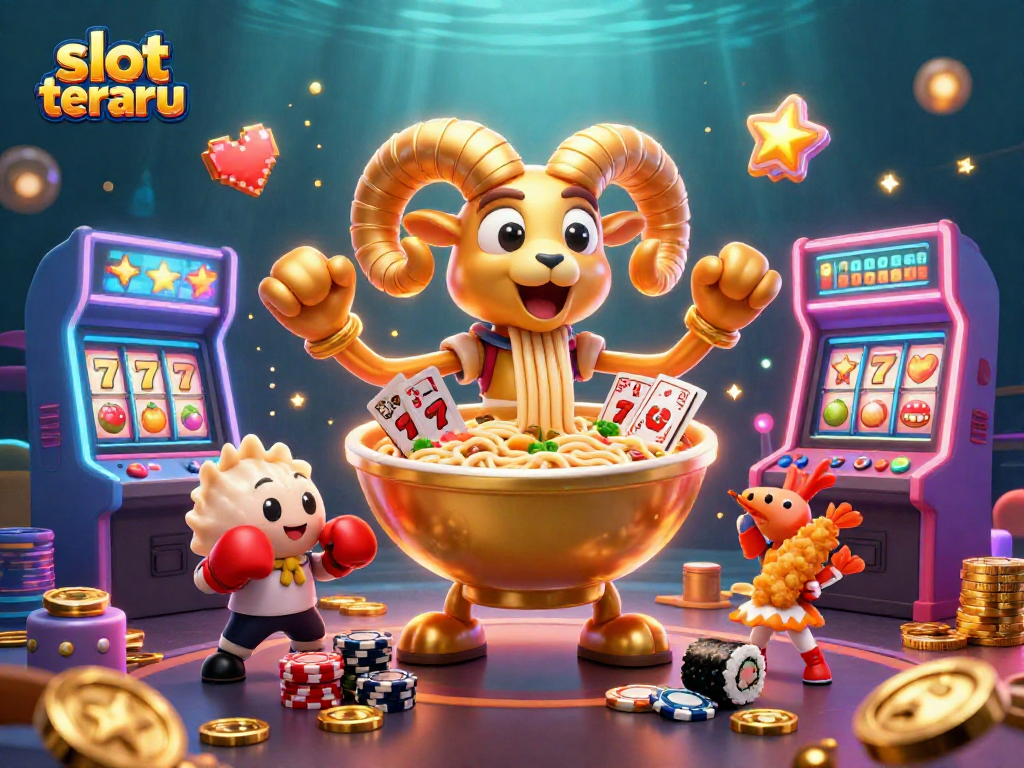 Experience the thrill of slot terbaru with vibrant 3D characters and dynamic casino scenes