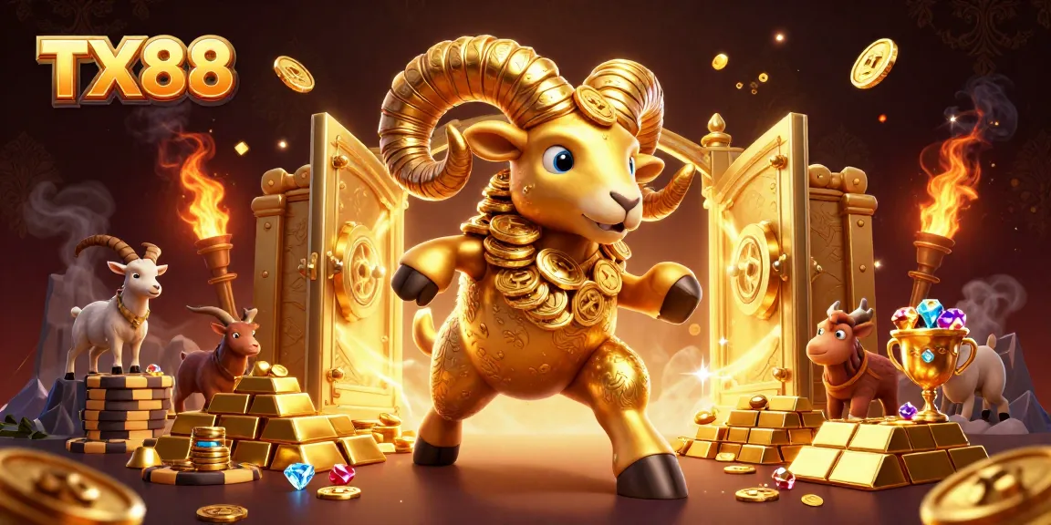 Experience the thrill of TX88, a vibrant casino scene bursting with energy and gold.