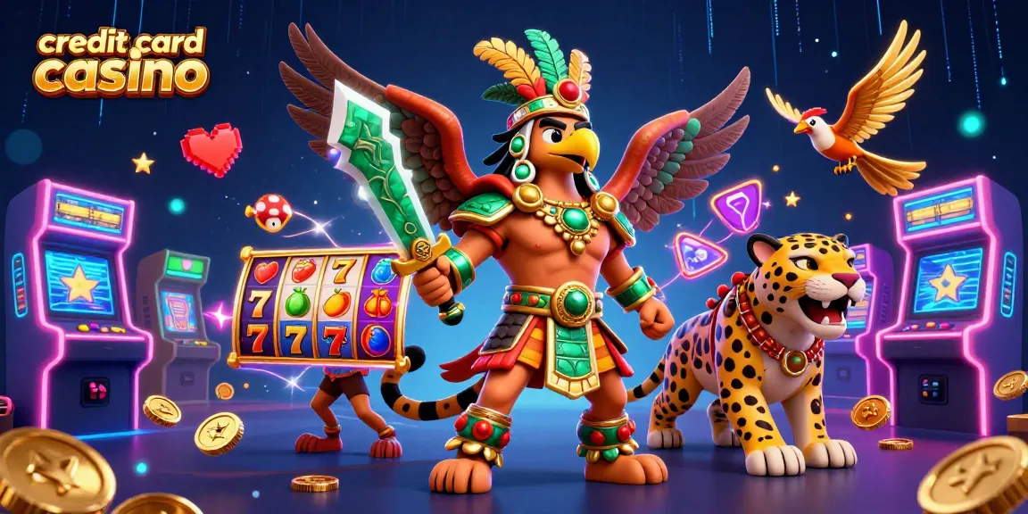 Experience thrilling gameplay at a vibrant credit card casino with rich graphics, engaging themes, and dynamic gaming elements.
