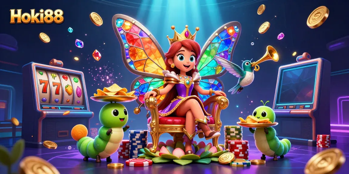 Persembahan Hoki88 dengan ilustrasi slot modern dan efek visual memukau.