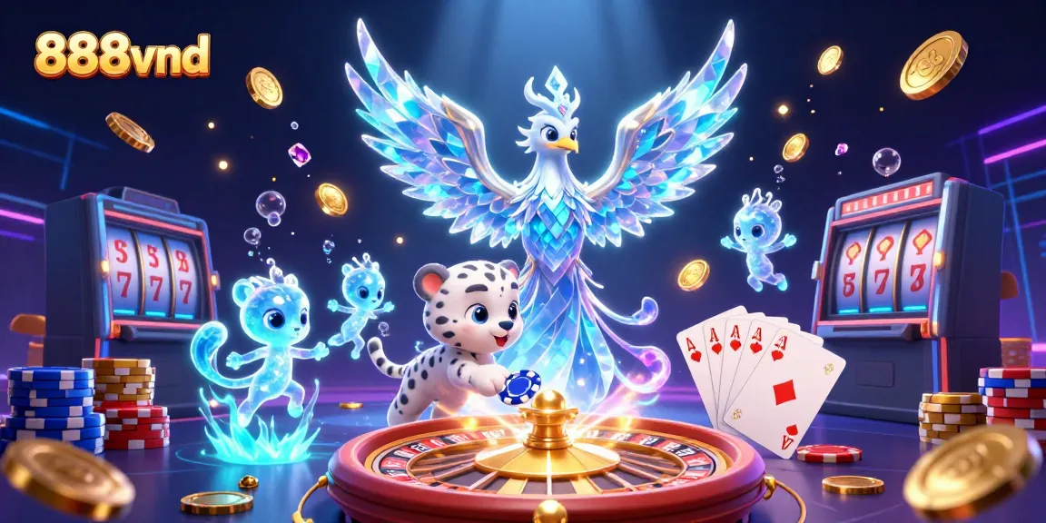 Experience thrilling gameplay with the vibrant characters and gaming elements of 888vnd, showcasing rich casino action.