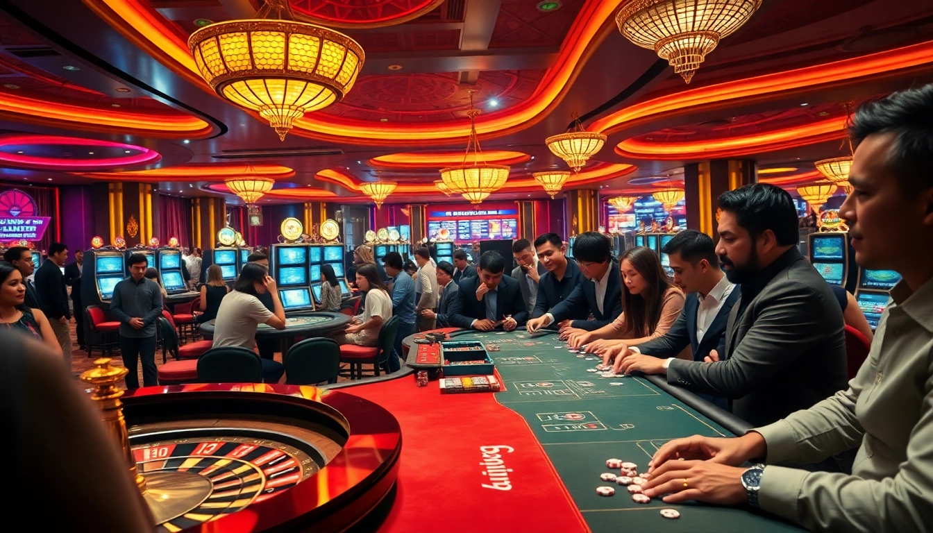 Experience thrilling gameplay with 555win at luxurious casino tables.