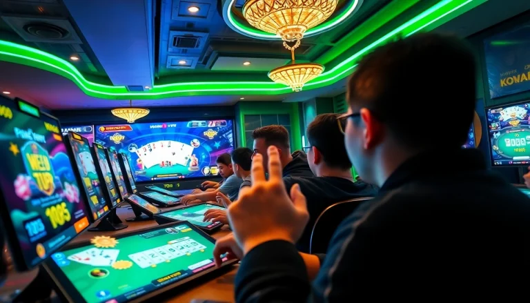 Yono VIP gaming environment featuring vibrant card games and joyful players.
